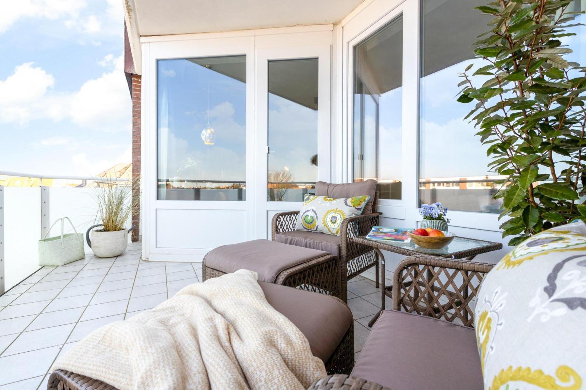 Neu! Ferienwohnung Sunset Loft Wohlfuehlatmospaehre Mit Weitblick In Westerland Sylt エクステリア 写真